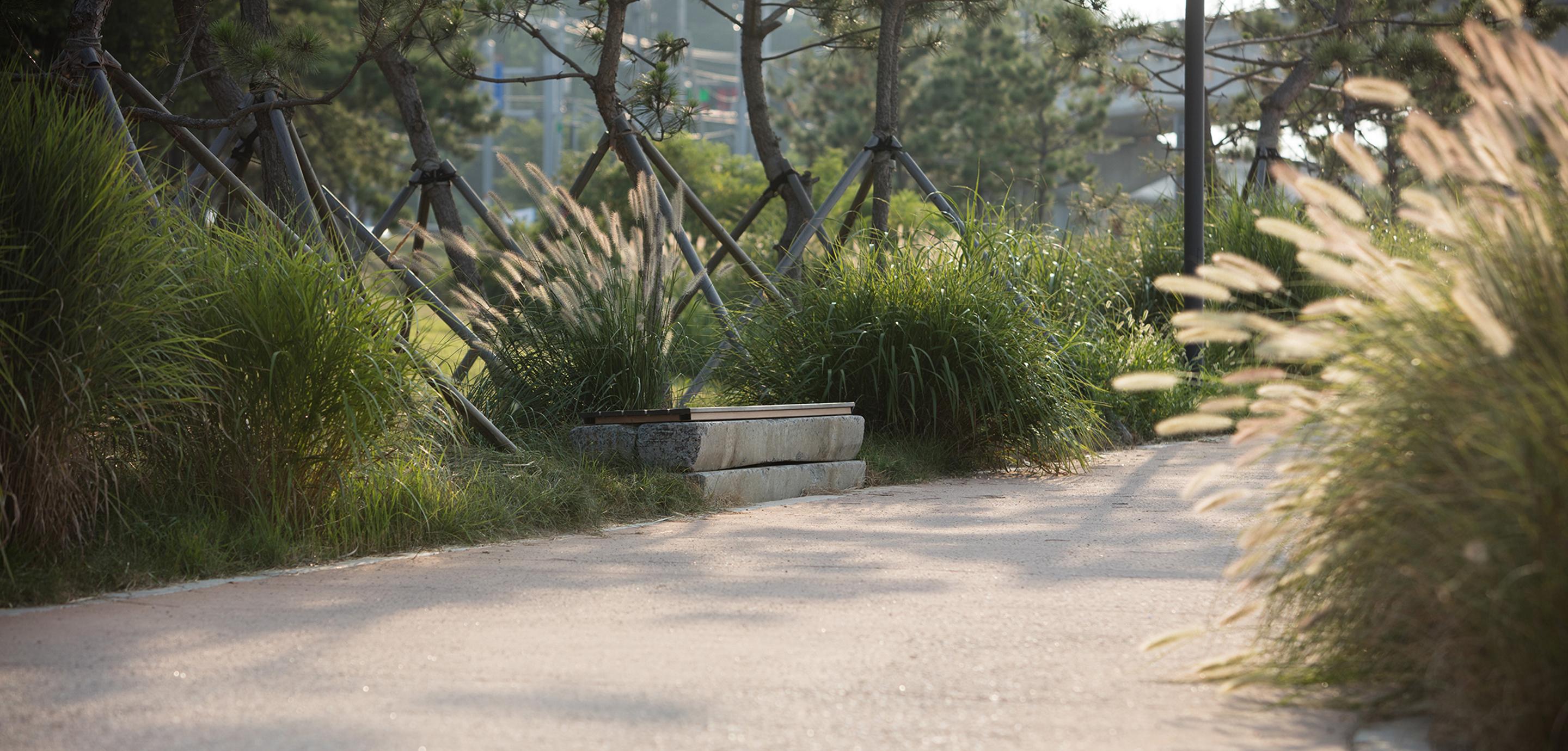 Nest Hotel Incheon Luaran gambar A bench in the park