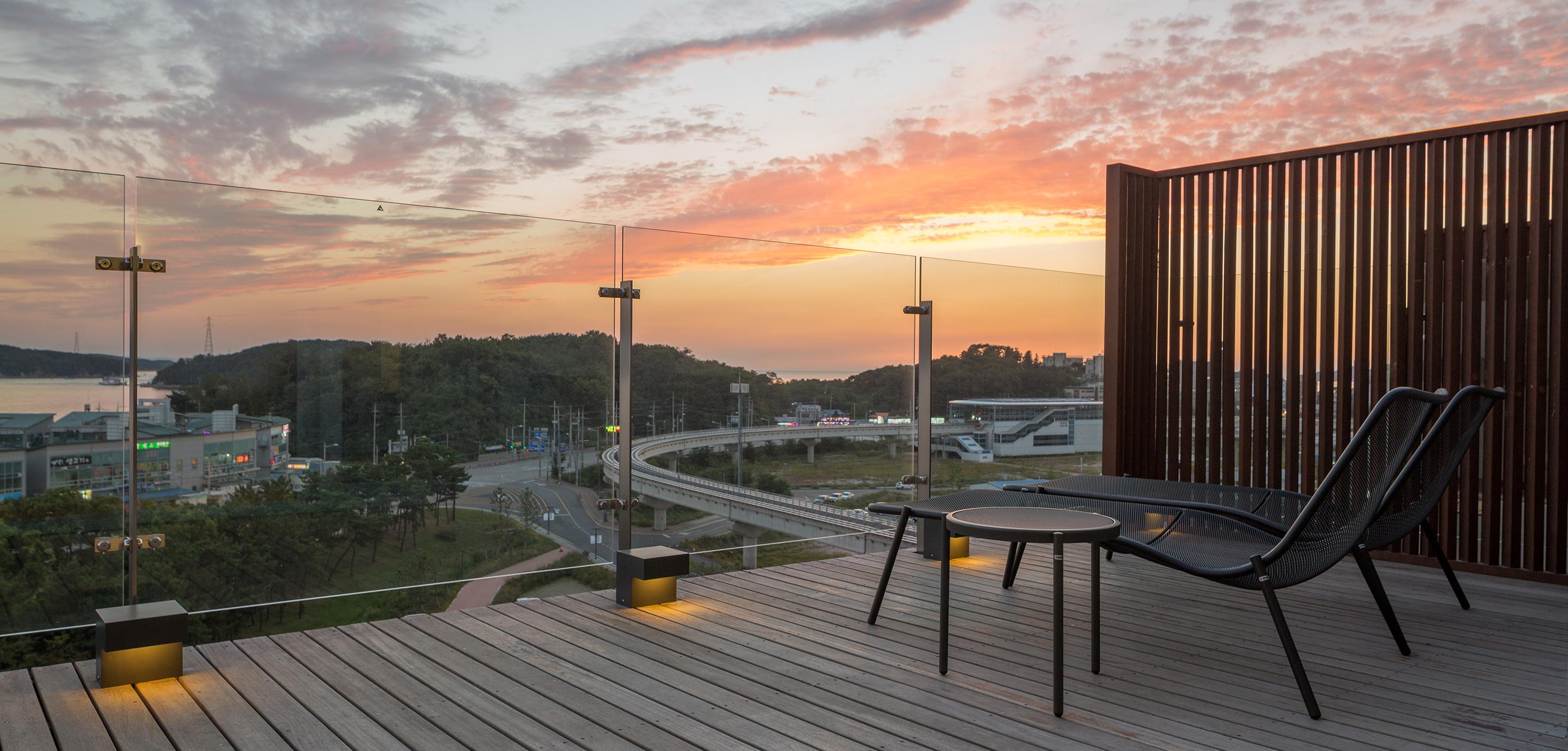 Nest Hotel Incheon Luaran gambar View from the rooftop
