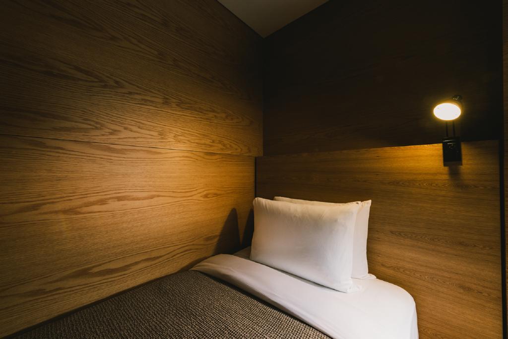 Nest Hotel Incheon Luaran gambar A capsule hotel room in Tokyo