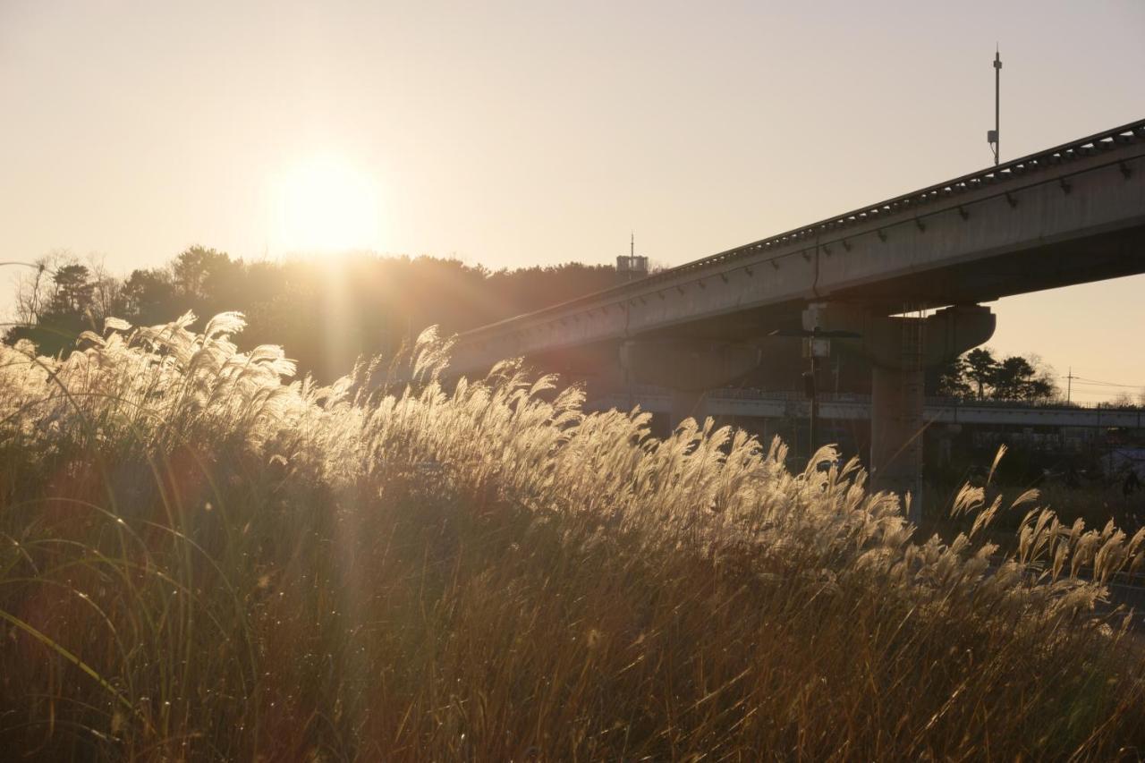 Nest Hotel Incheon Luaran gambar The bridge at sunset